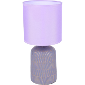 Настольная лампа LUMION NIANA 8220/1T MODERNI LN25 Е27 1*60W 220V сиреневый, керамика/текстиль